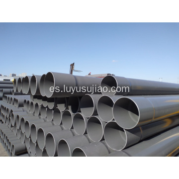 Tubería de PVC de gran diámetro para suministro de agua.